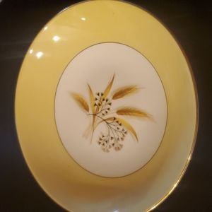 BEAUTIFUL Autumn Gold Coupe Soup Bowls 8.25"